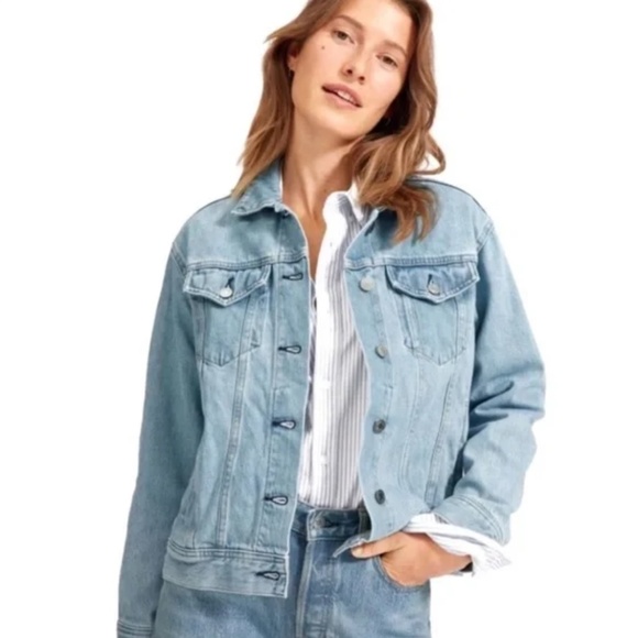 Everlane The Denim Jacket Light Wash - Picture 1 of 11